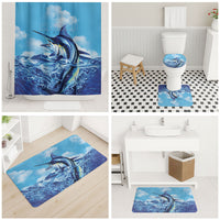 Hawaii Blue Marlin Fishing Bathroom Set