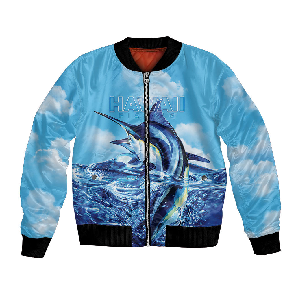 Hawaii Blue Marlin Fishing Bomber Jacket