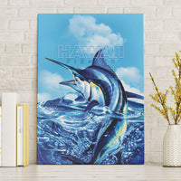 Hawaii Blue Marlin Fishing Canvas Wall Art