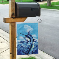Hawaii Blue Marlin Fishing Garden Flag