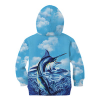 Hawaii Blue Marlin Fishing Kid Hoodie