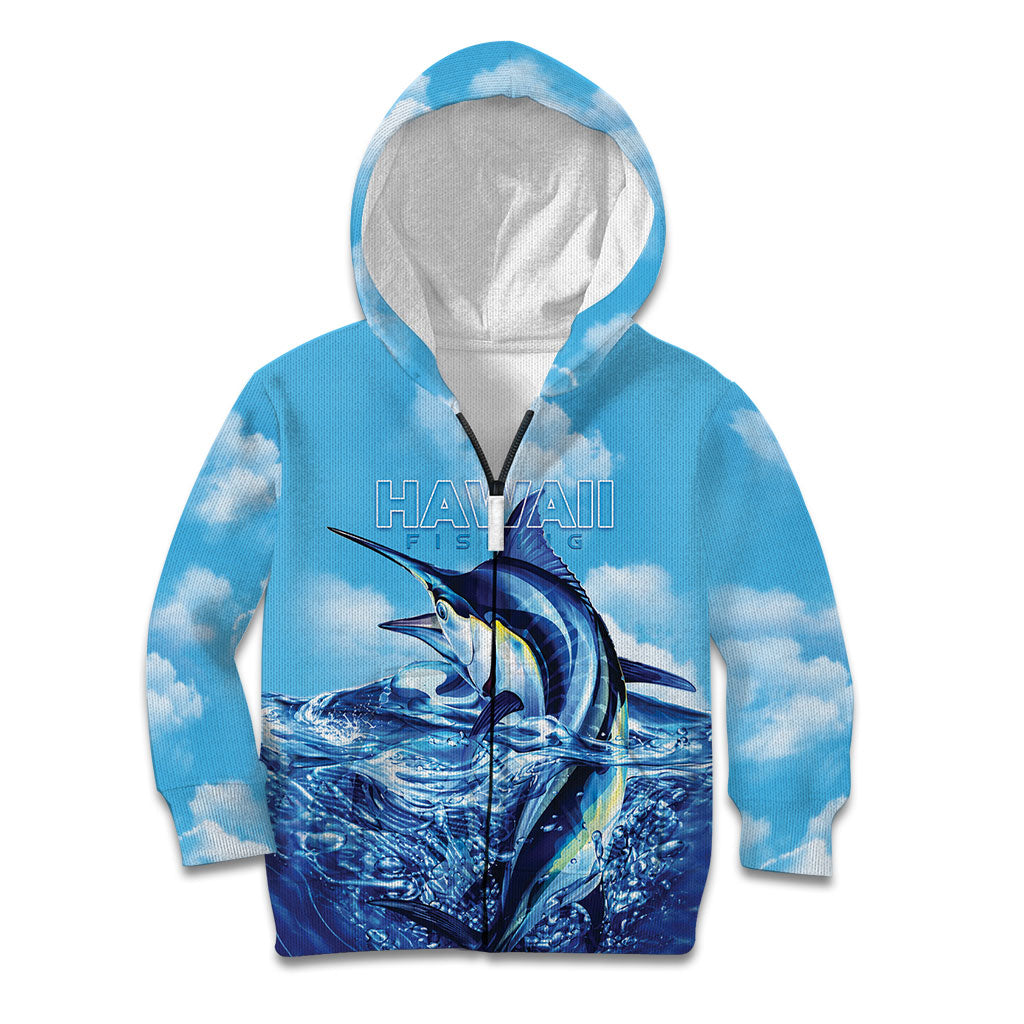 Hawaii Blue Marlin Fishing Kid Hoodie