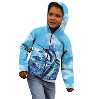 Hawaii Blue Marlin Fishing Kid Hoodie