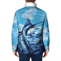 Hawaii Blue Marlin Fishing Padded Jacket