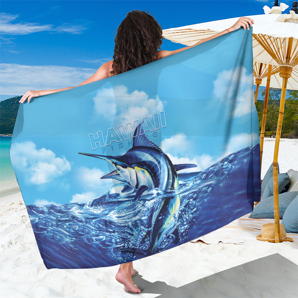Hawaii Blue Marlin Fishing Sarong
