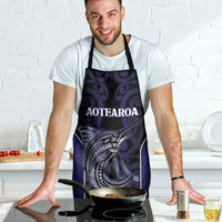 New Zealand Aotearoa Apron Blue Marlin Fishing Maori Pattern