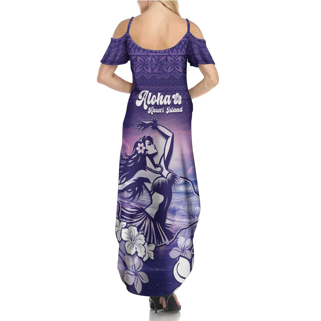 Aloha Hawaii Kauai Island Family Matching Summer Maxi Dress and Hawaiian Shirt Hula Till You Drop LT05 - Polynesian Pride