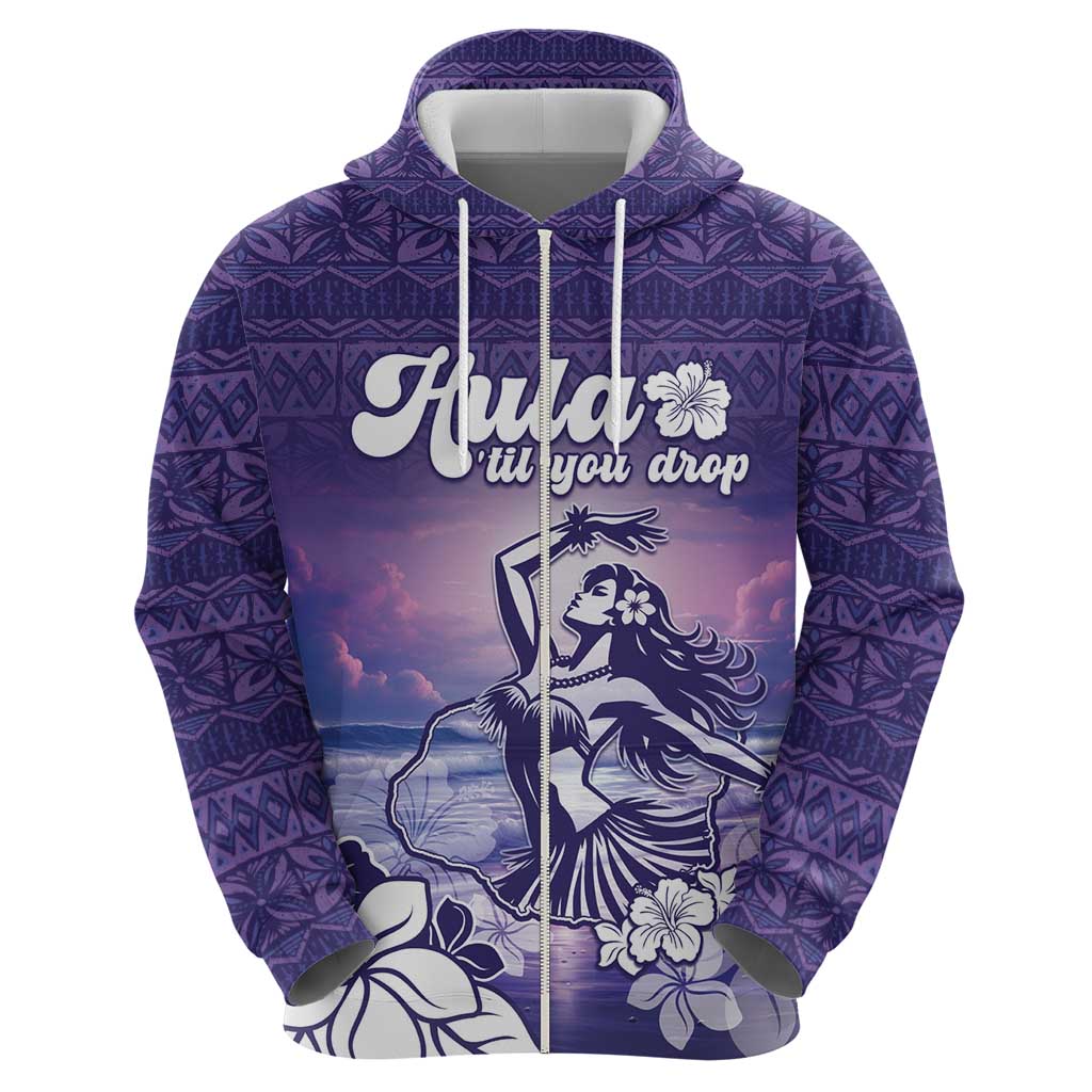 Aloha Hawaii Kauai Island Hoodie Hula Till You Drop