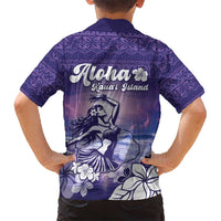 Aloha Hawaii Kauai Island Kid Hawaiian Shirt Hula Till You Drop