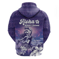 Aloha Hawaii Kauai Island Zip Hoodie Hula Till You Drop