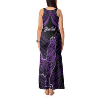Personalised Hawaii Kauai Island Tank Maxi Dress Rooster Tribal Tattoo Simple Style