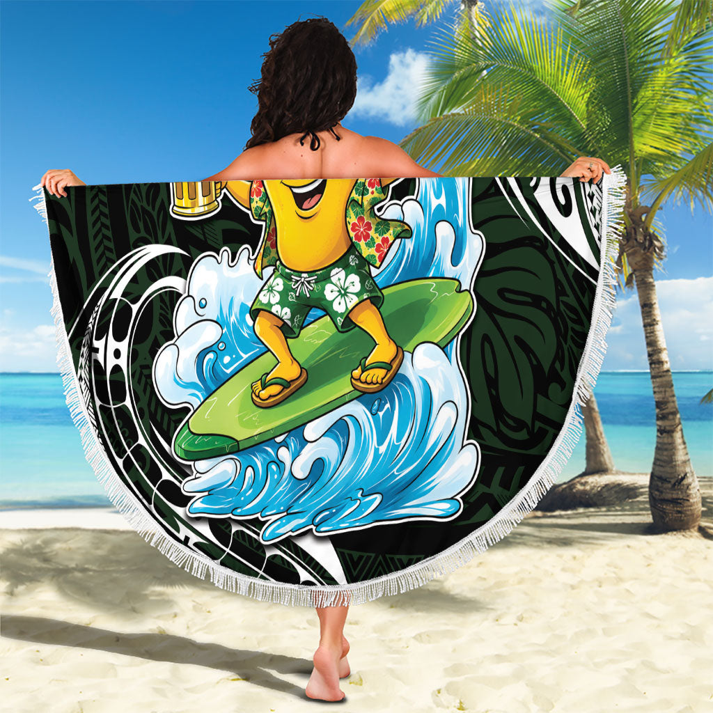 Aloha Hawaii Mango Surfing Beach Blanket Polynesian Style