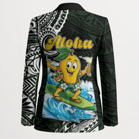 Aloha Hawaii Mango Surfing Blazer Polynesian Style