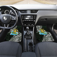Aloha Hawaii Mango Surfing Car Mats Polynesian Style