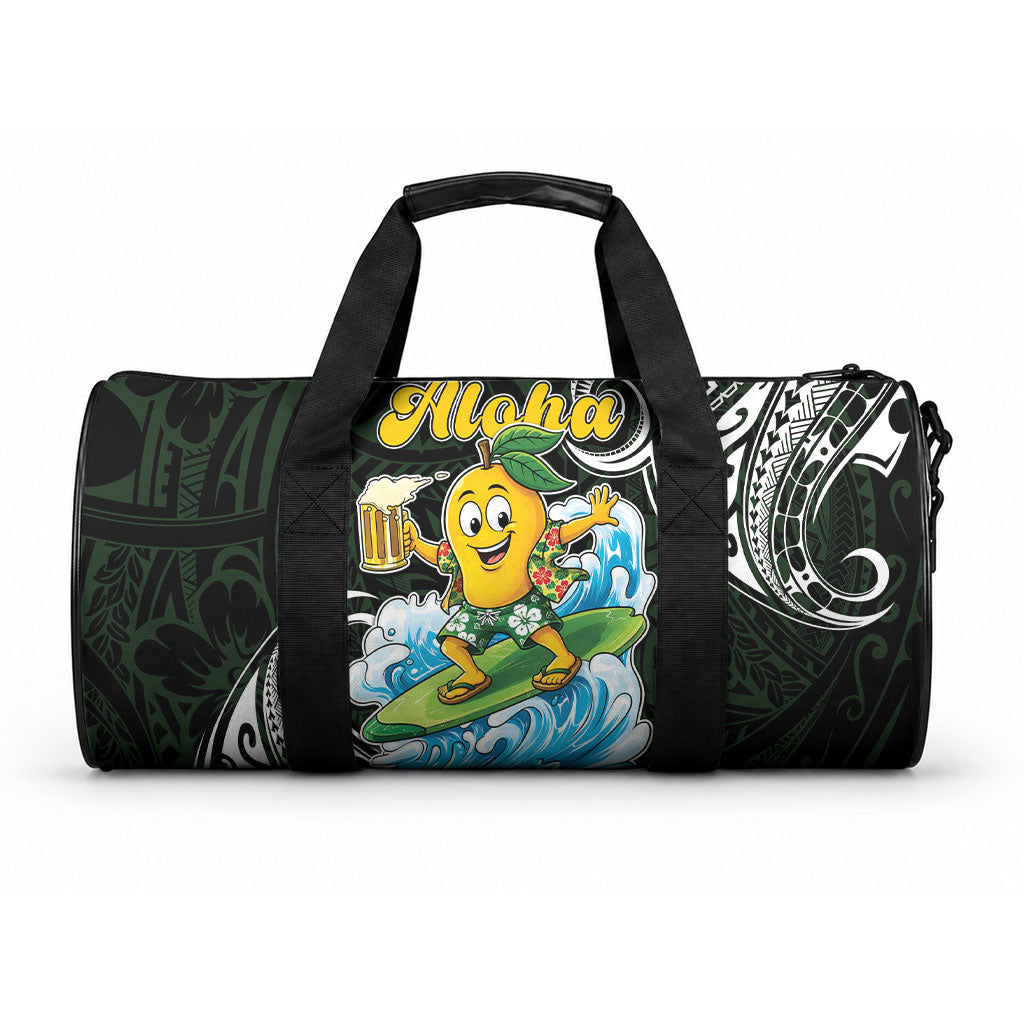 Aloha Hawaii Mango Surfing Duffle Bag Polynesian Style LT05 One size Black - Polynesian Pride