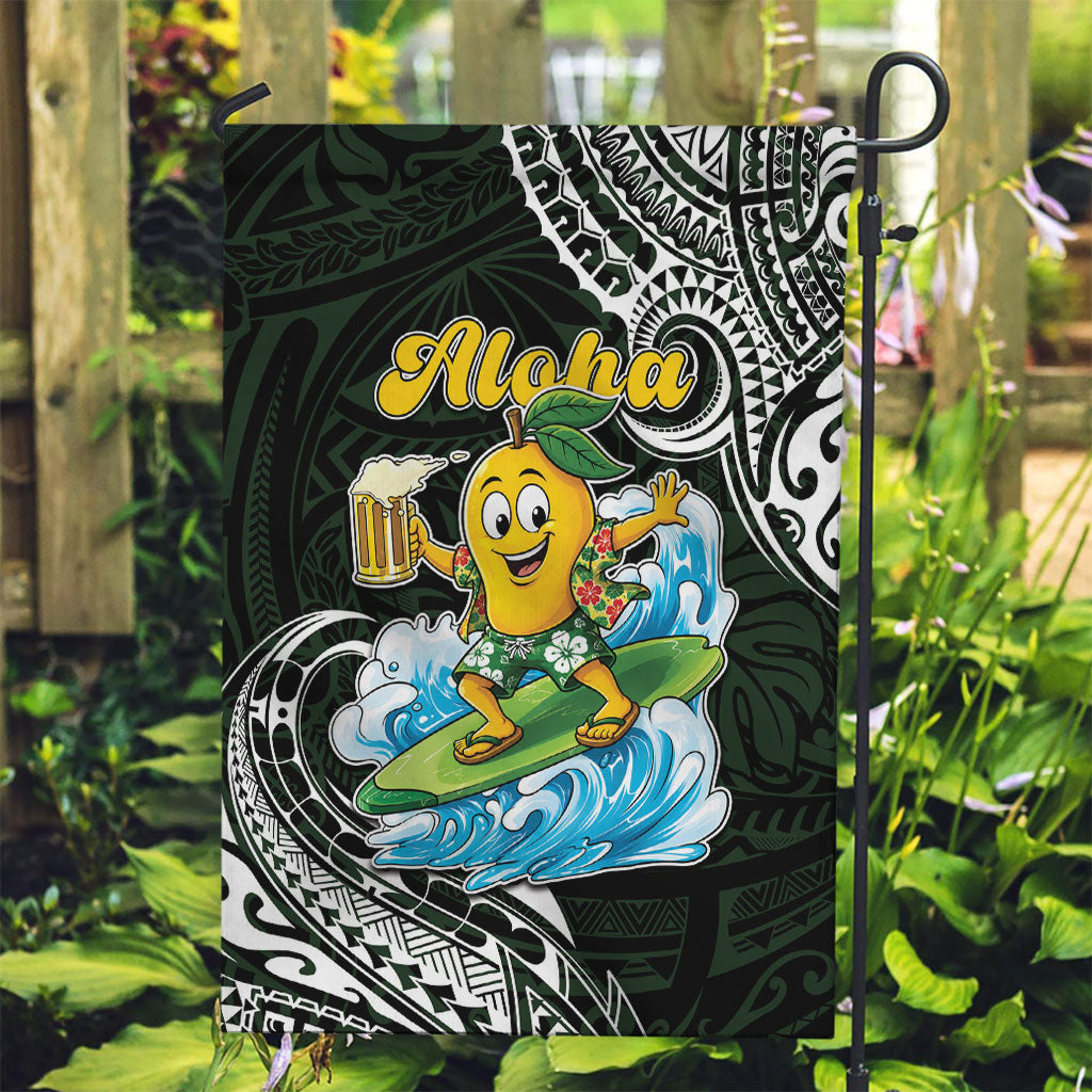 Aloha Hawaii Mango Surfing Garden Flag Polynesian Style
