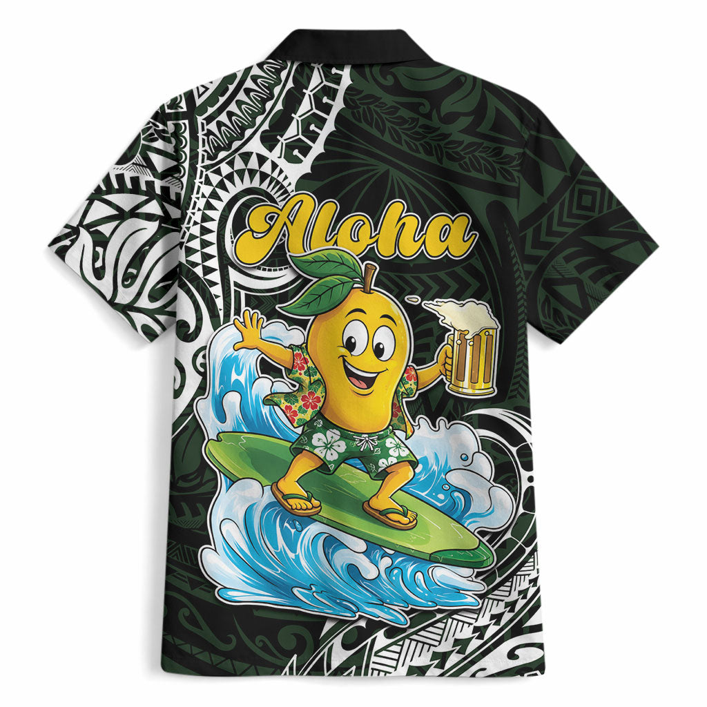 Aloha Hawaii Mango Surfing Hawaiian Shirt Polynesian Style
