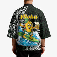 Aloha Hawaii Mango Surfing Kimono Polynesian Style
