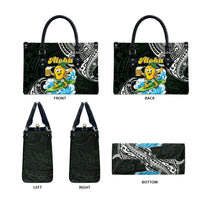 Aloha Hawaii Mango Surfing Leather Bag Polynesian Style