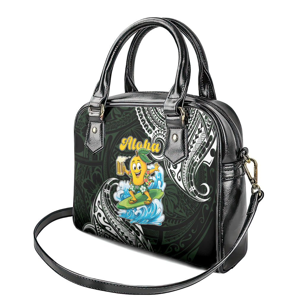 Aloha Hawaii Mango Surfing Shoulder Handbag Polynesian Style