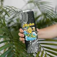 Aloha Hawaii Mango Surfing Skinny Tumbler Polynesian Style