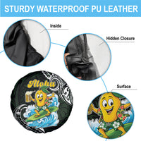 Aloha Hawaii Mango Surfing Spare Tire Cover Polynesian Style