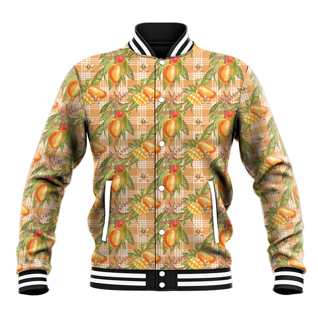 Vintage Hawaii Mango Baseball Jacket Coral Hawaiian Palaka