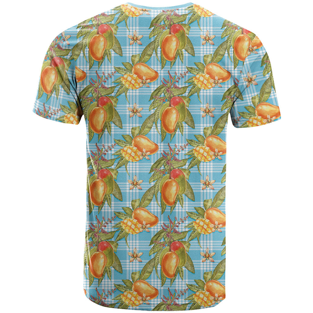 Vintage Hawaii Mango T Shirt Blue Hawaiian Palaka