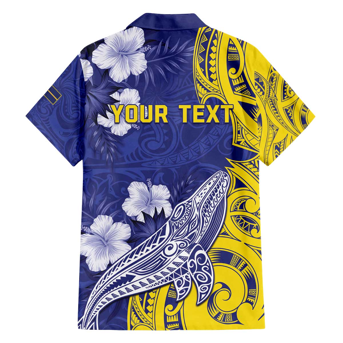 Personalised Nauru 92nd Anniversary Of Angam Family Matching Off The Shoulder Long Sleeve Dress and Hawaiian Shirt Polynesian Whale Pattern LT05 - Polynesian Pride