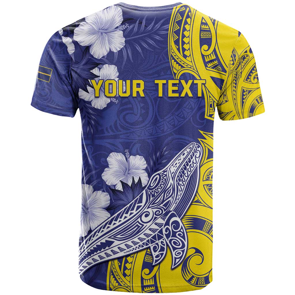Personalised Nauru 92nd Anniversary Of Angam T Shirt Polynesian Whale Pattern