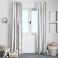 American Samoa White Sunday Window Curtain Polynesian Pattern With Tropical Flowers LT05 - Polynesian Pride