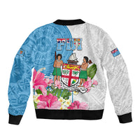 fiji-day-sleeve-zip-bomber-jacket-tanoa-hibiscus-fijian-tapa-masi-pattern