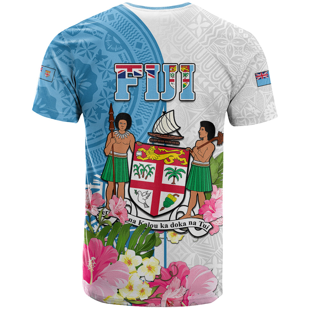 Fiji Day T Shirt Tanoa Hibiscus Fijian Tapa Masi Pattern LT05 - Polynesian Pride