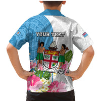 Personalized Fiji Day Family Matching Mermaid Dress and Hawaiian Shirt Tanoa Hibiscus Fijian Tapa Masi Pattern LT05 - Polynesian Pride