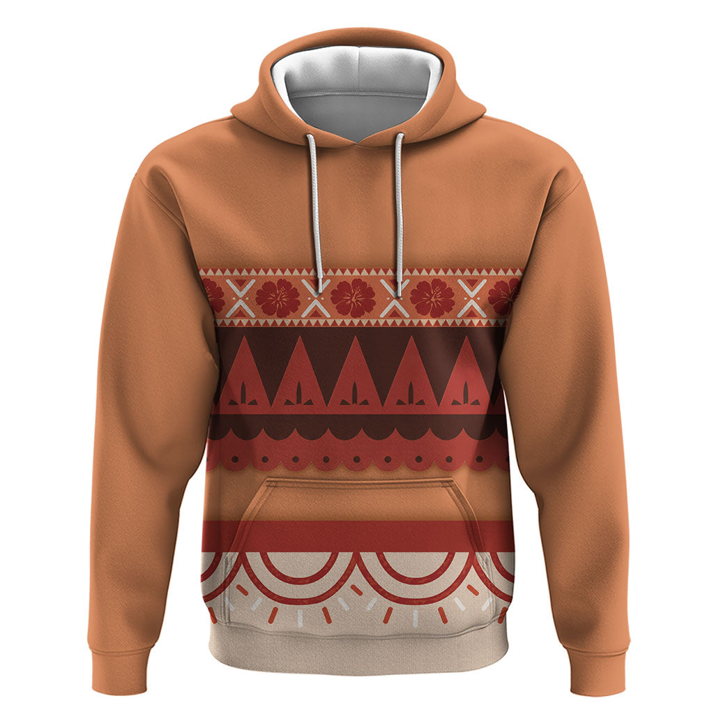 Polynesian Princess Inspired Cosplay Costume Hoodie LT05 Pullover Hoodie Multicolor - Polynesian Pride