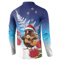 New Zealand Kiwi Christmas Button Sweatshirt Xmas Vibe