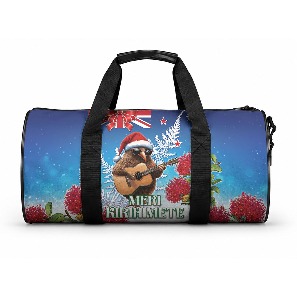 New Zealand Kiwi Christmas Duffle Bag Xmas Vibe LT05 One size Blue - Polynesian Pride