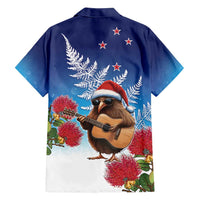 New Zealand Kiwi Christmas Family Matching Off Shoulder Short Dress and Hawaiian Shirt Xmas Vibe LT05 - Polynesian Pride