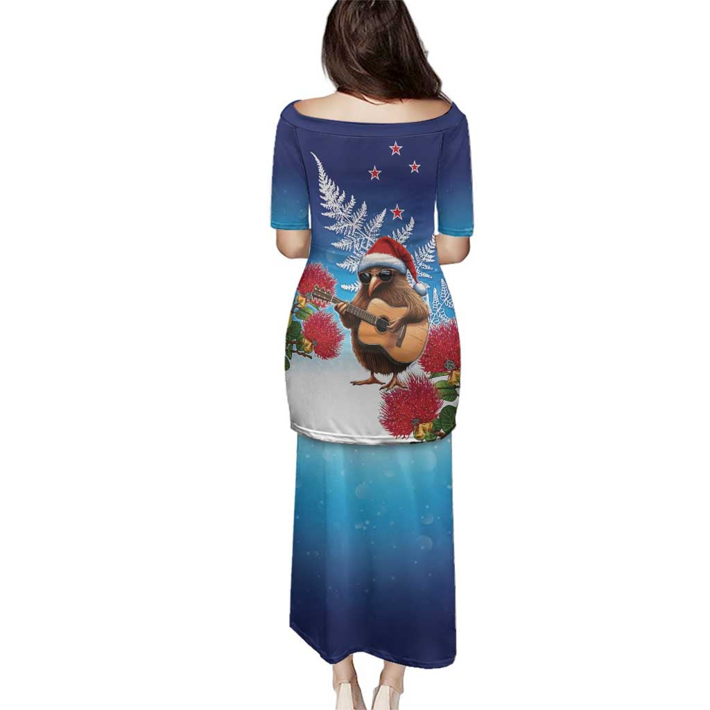 New Zealand Kiwi Christmas Family Matching Puletasi and Hawaiian Shirt Xmas Vibe LT05 - Polynesian Pride
