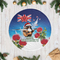 New Zealand Kiwi Christmas Tree Skirt Xmas Vibe
