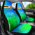 Personalised Solomon Islands Choiseul Province Day Car Seat Cover Sea Turtle Tribal Pattern LT05 - Polynesian Pride