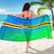 Solomon Islands Choiseul Province Day Sarong Sea Turtle Tribal Pattern LT05 - Polynesian Pride