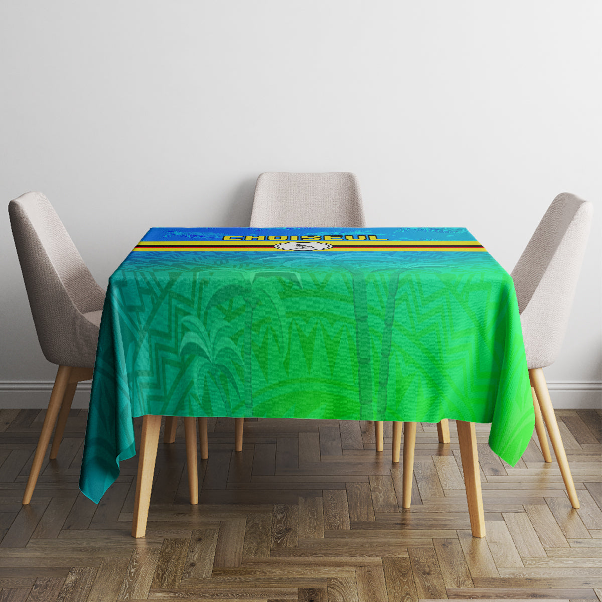Solomon Islands Choiseul Province Day Tablecloth Sea Turtle Tribal Pattern LT05 - Polynesian Pride