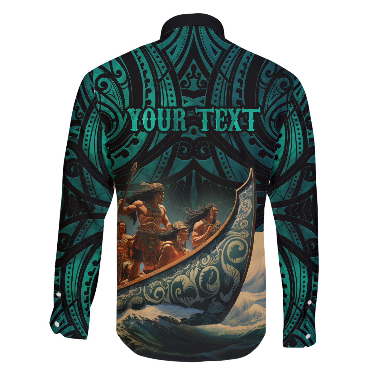 Personalised New Zealand Tamaki Herenga Waka Festival Family Matching Mermaid Dress and Hawaiian Shirt Maori Pattern LT05 - Polynesian Pride