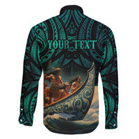 Personalised New Zealand Tamaki Herenga Waka Festival Family Matching Short Sleeve Bodycon Dress and Hawaiian Shirt Maori Pattern LT05 - Polynesian Pride