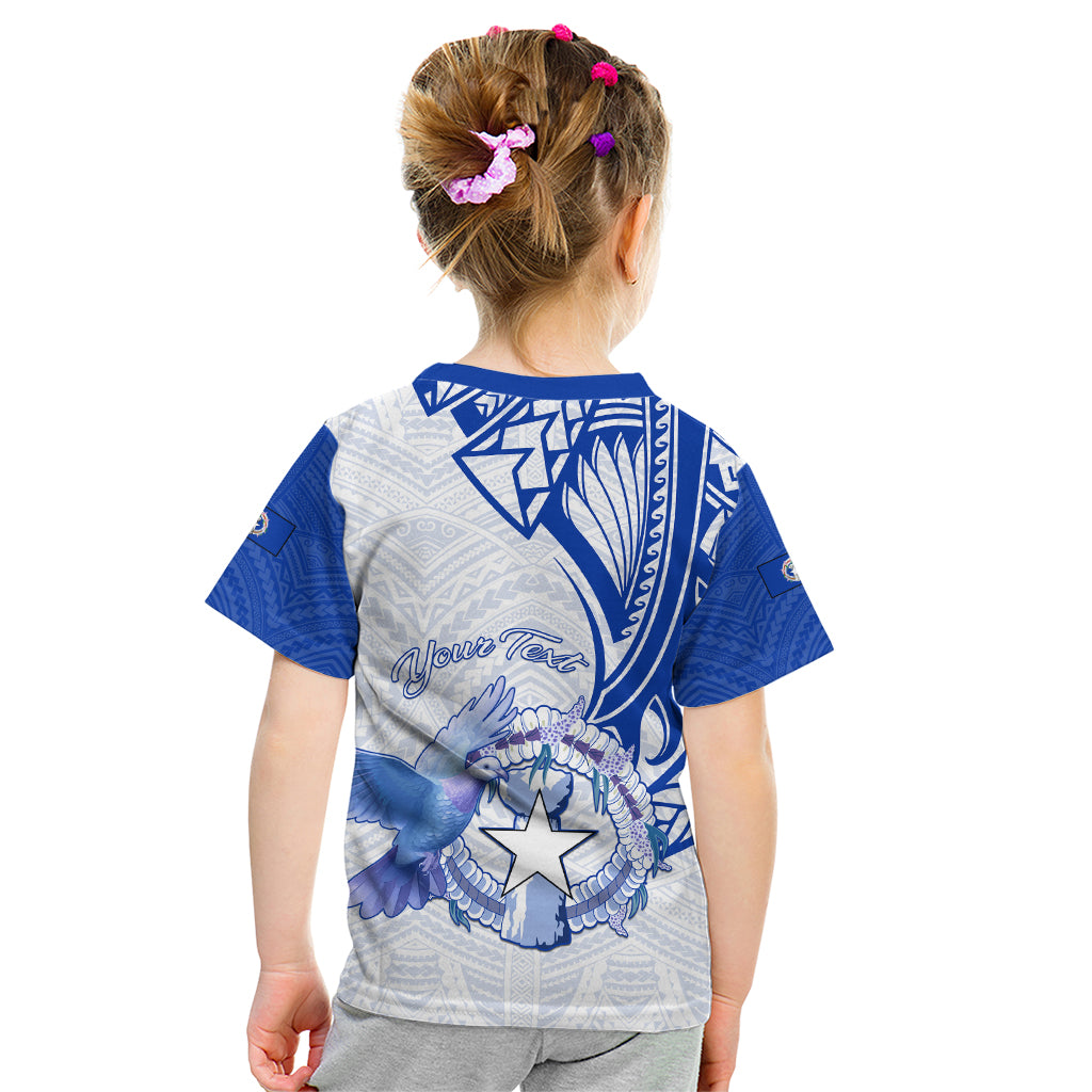 Personalised Northern Mariana Islands Commonwealth Day Kid T Shirt Simple Style LT05 - Polynesian Pride