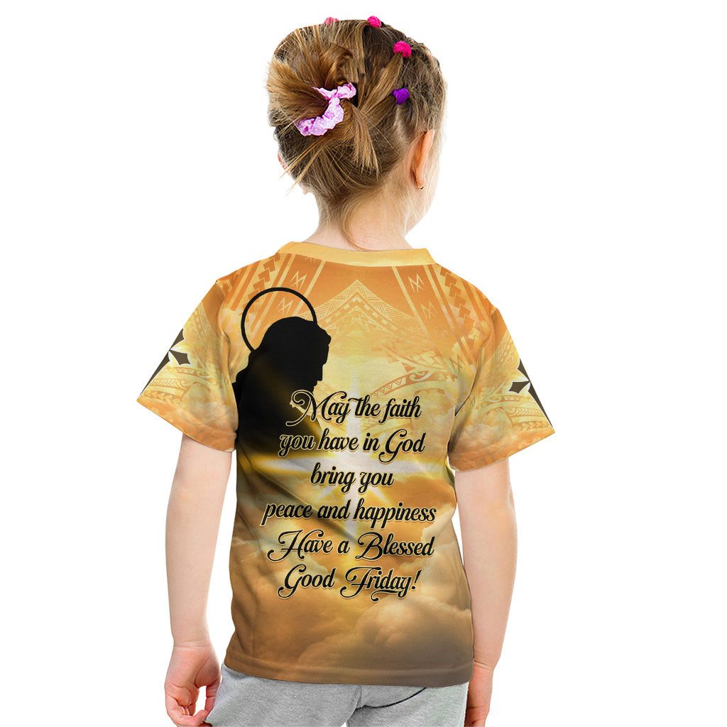 Happy Good Friday Kid T Shirt God Will Bless You LT05 - Polynesian Pride