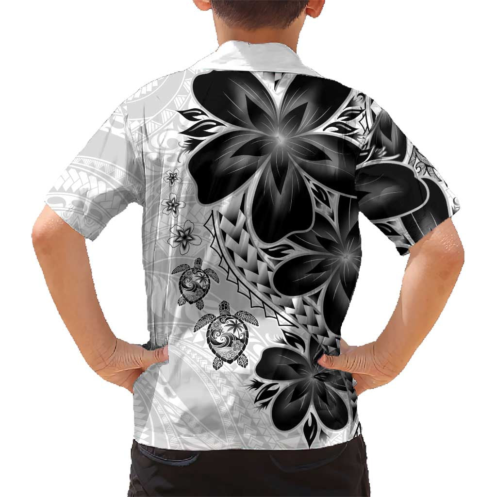 Polynesia Romantic Valentine Family Matching Mermaid Dress and Hawaiian Shirt Sea Turtle Couple With White Plumeria LT05 - Polynesian Pride