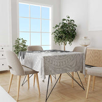 Polynesia Romantic Valentine Tablecloth Sea Turtle Couple With White Plumeria