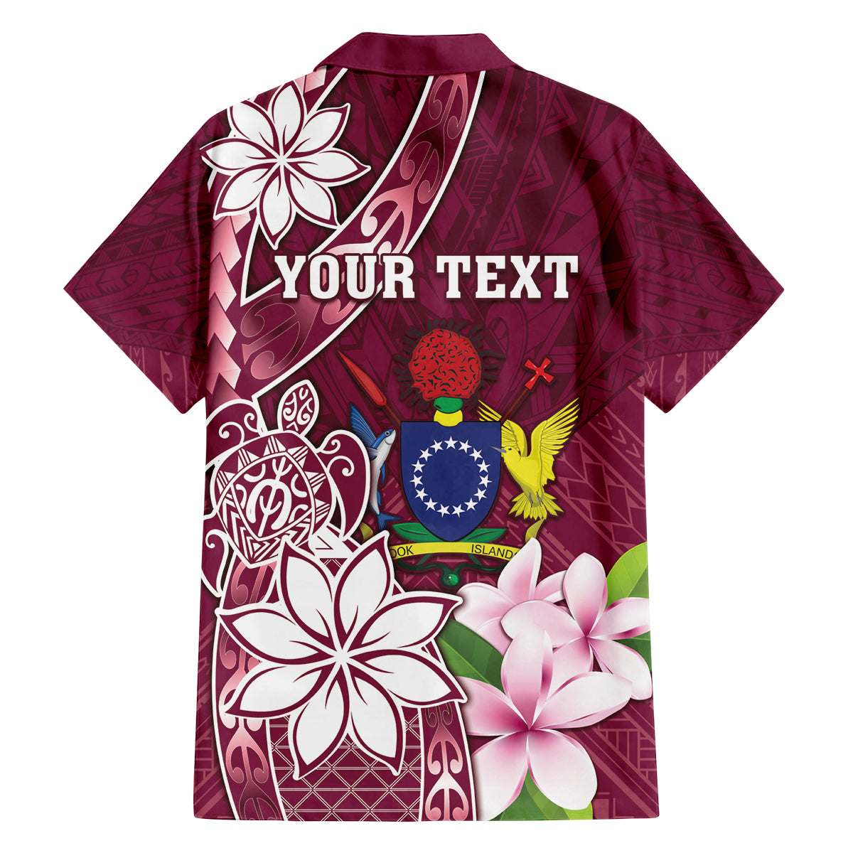 Personalised Cook Island Mangaia Gospel Day Family Matching Off Shoulder Maxi Dress and Hawaiian Shirt Floral Tribal Pattern LT05 - Polynesian Pride